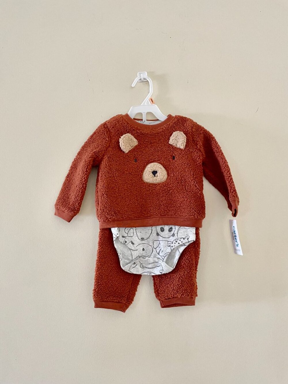 Carter's. 3 Piece Baby Set, Cozy Outfit for Toddler